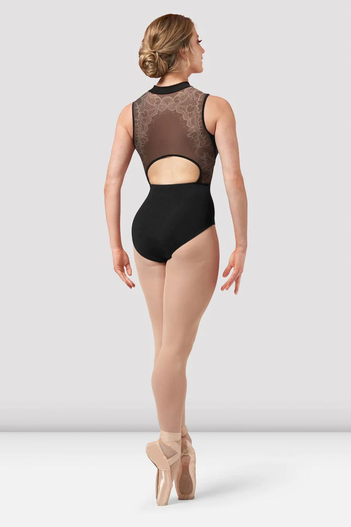 Adults Zip Lace Tank Leotard Bloch - L0275